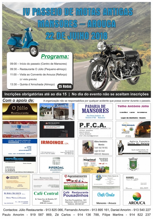 Passeio Motas Antigas 2018