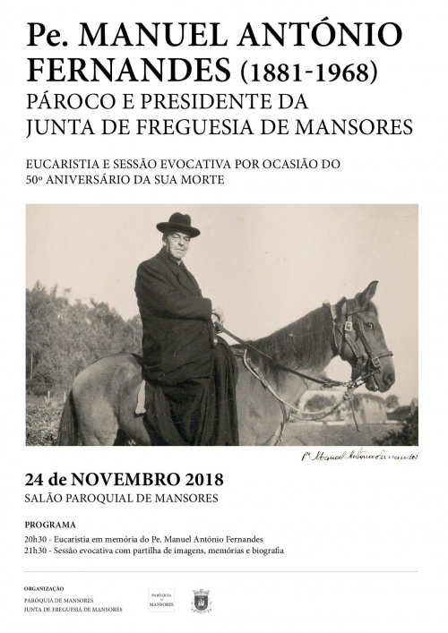 50º aniversário do falecimento do Pe. Manuel António Fernandes - 24 de novembro