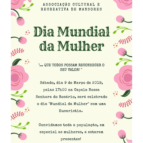 Dia Internacional da Mulher - ACRM