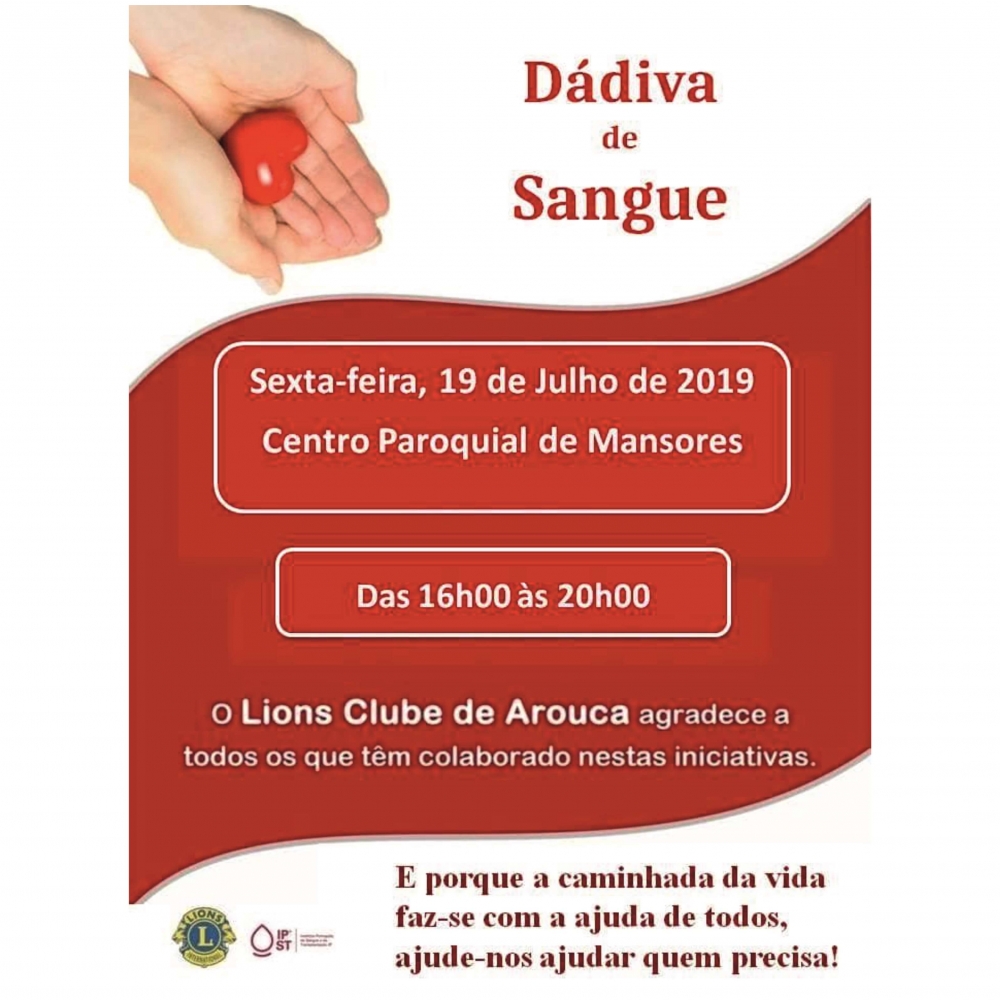 Dádiva de Sangue - Julho 2019