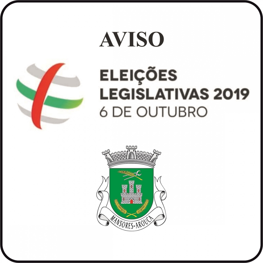 ELEIÇÕES LEGISLATIVAS 2019