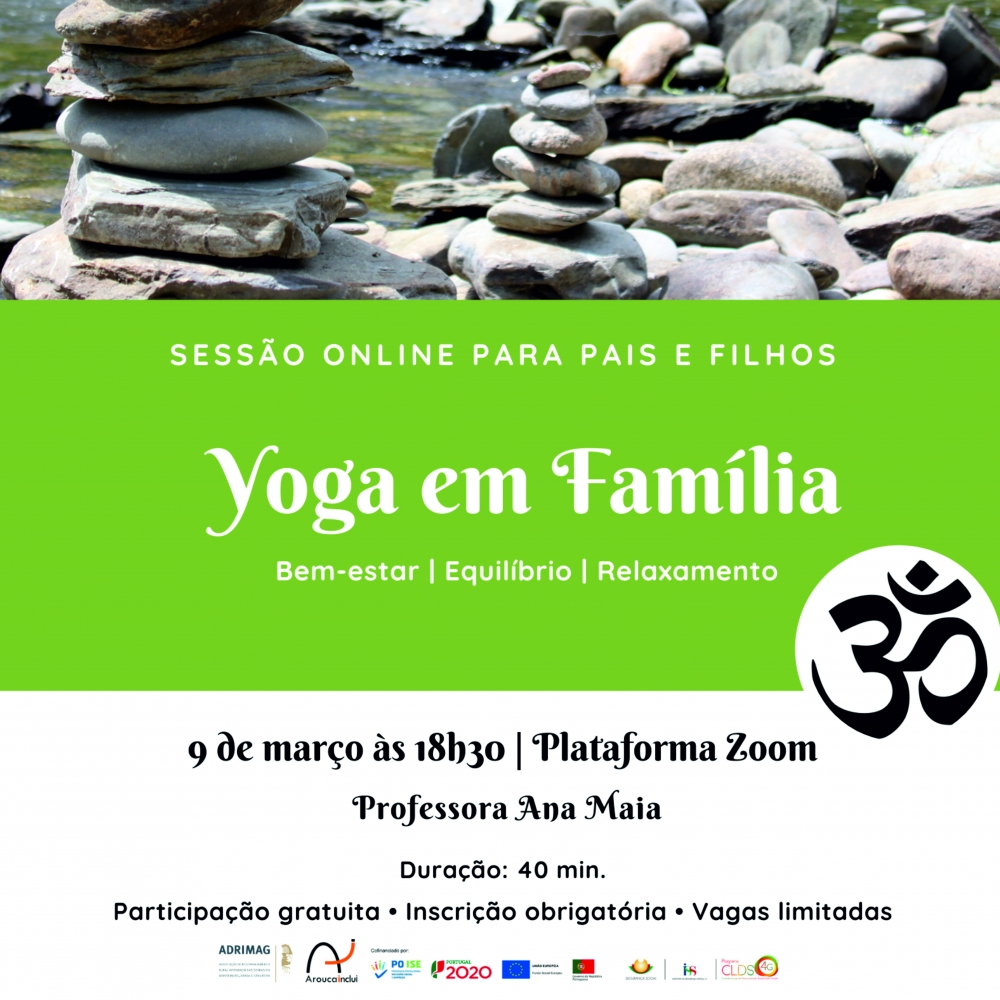 Sessão de Yoga para famílias