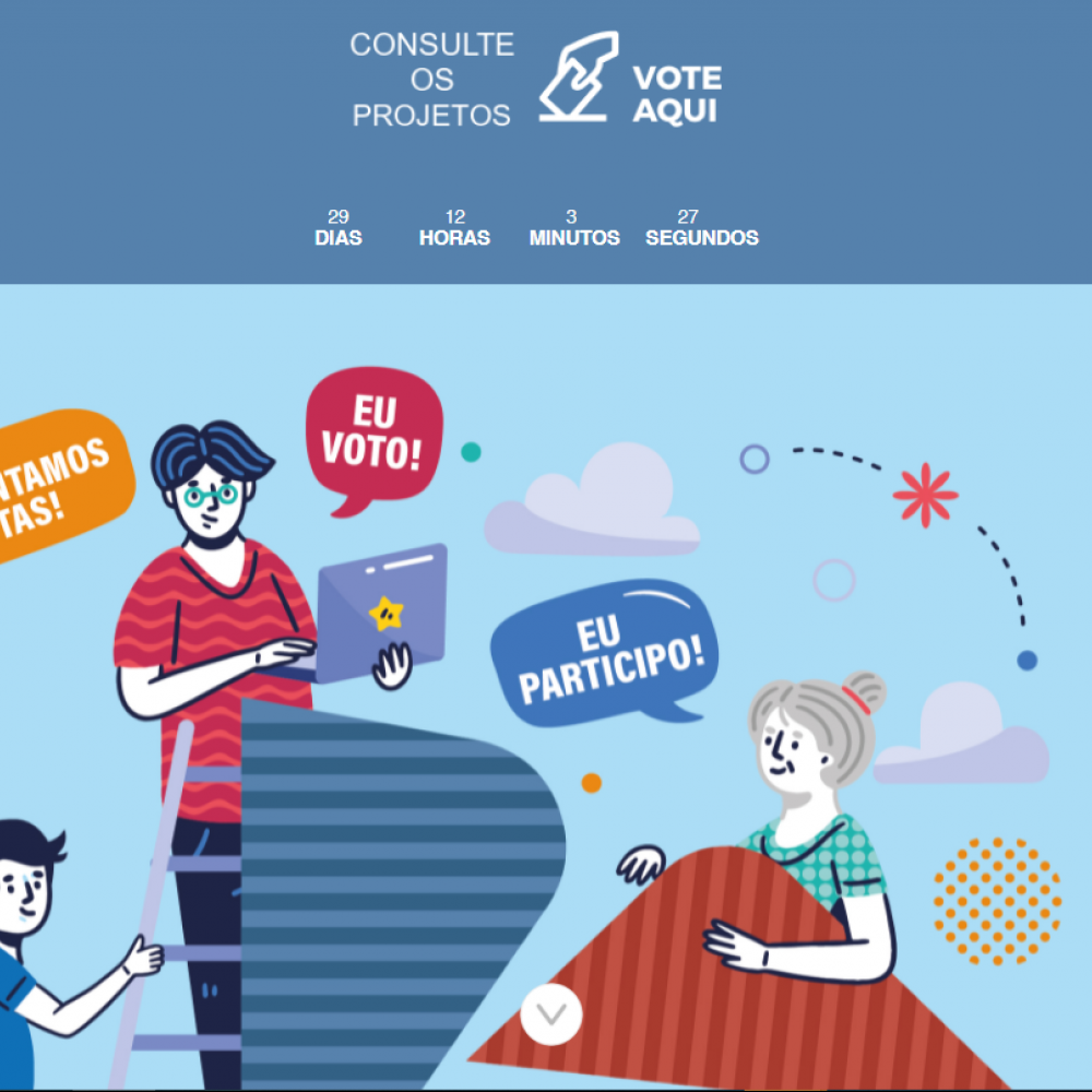 ORÇAMENTO PARTICIPATIVO DE AROUCA | Já pode escolher os 2 projetos de sua eleição