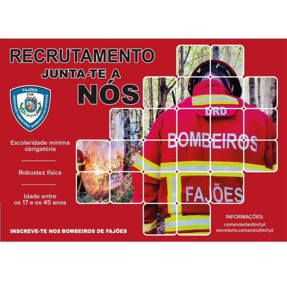 Recruta Bombeiros Voluntários