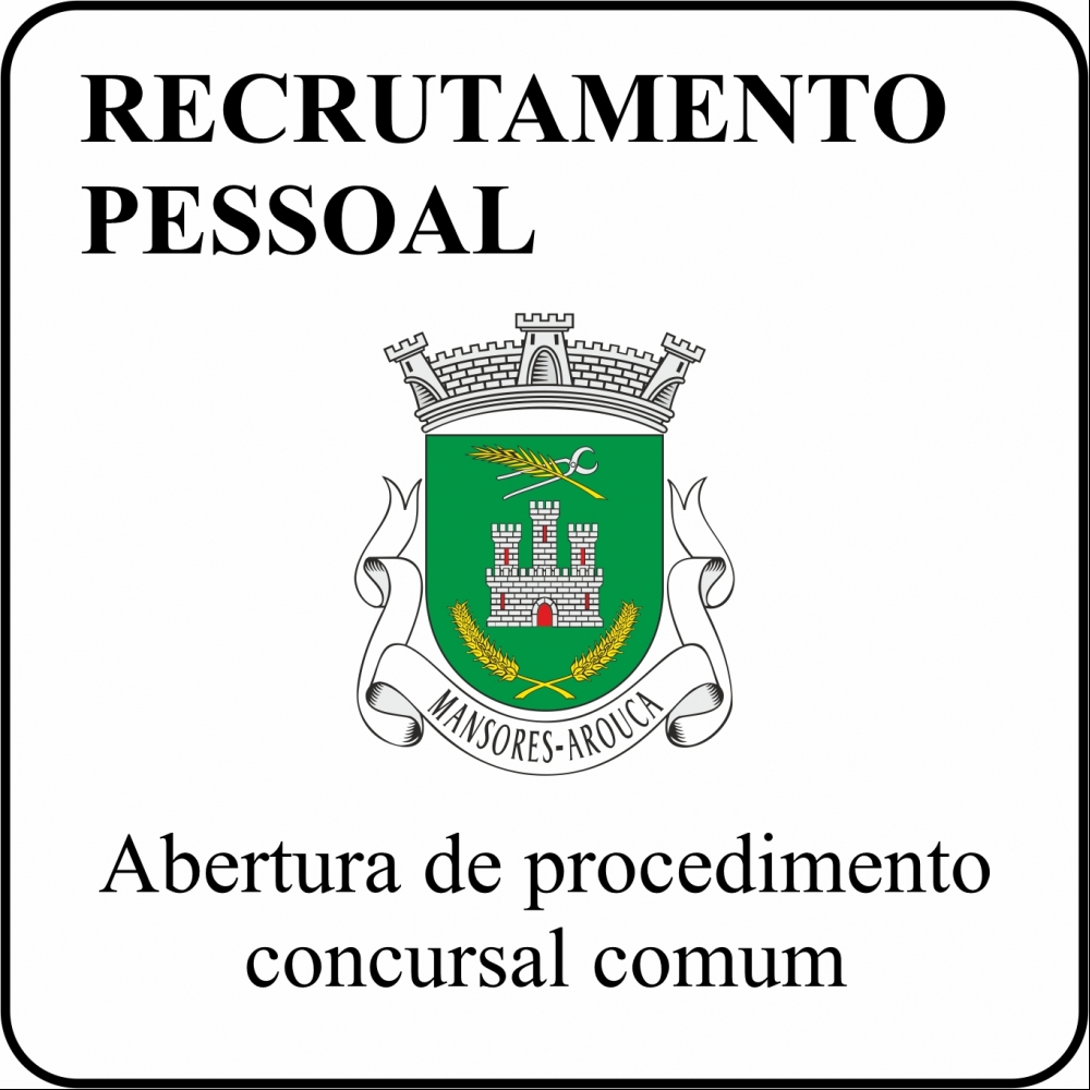 Aviso - Procedimento concursal comum